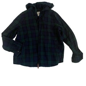 L.L. Bean Scotch Plaid Flannel Shirt